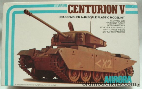 Aurora 1/48 Centurion V - Great Britain or Israel, 061 plastic model kit